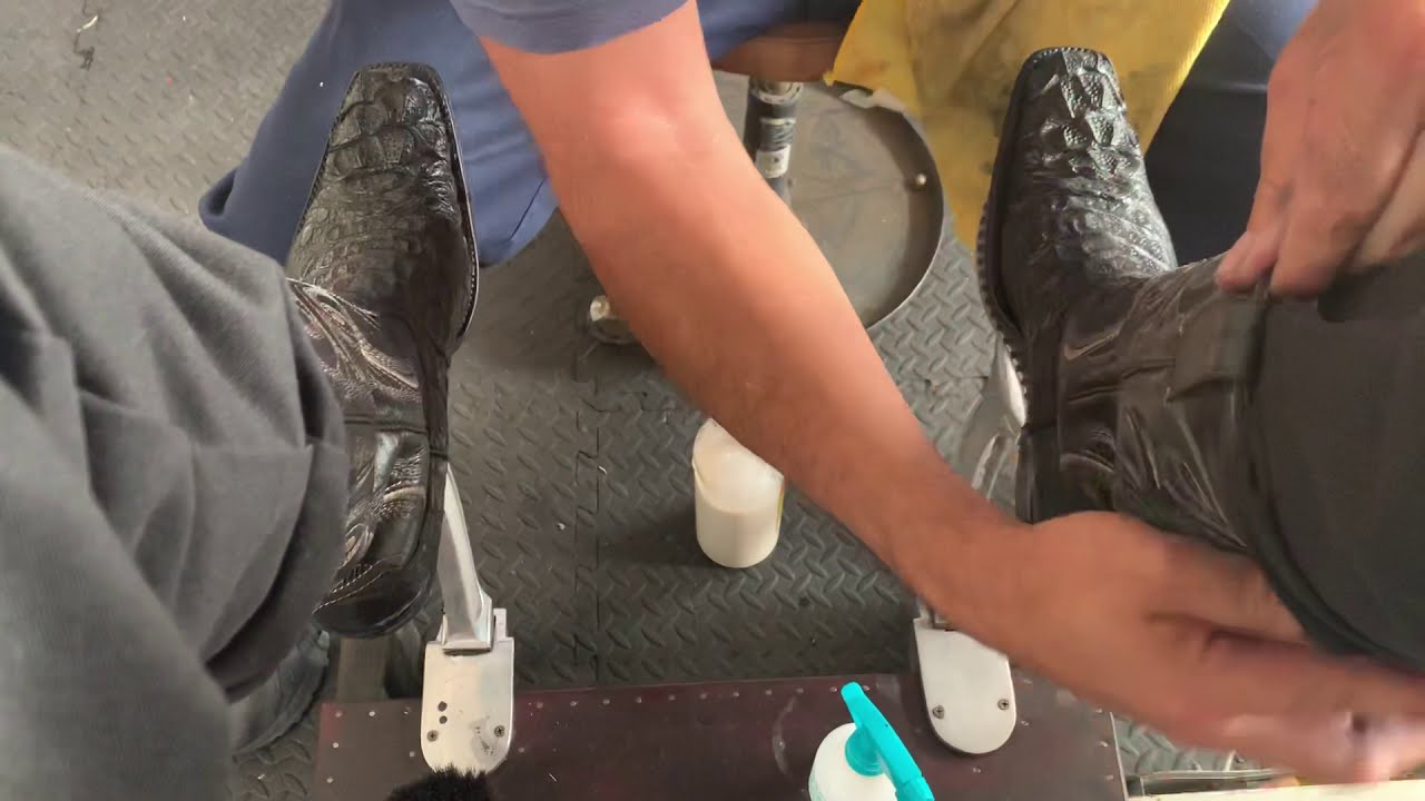 Wester Boots | ANGELO SHOE SHINE ASMR