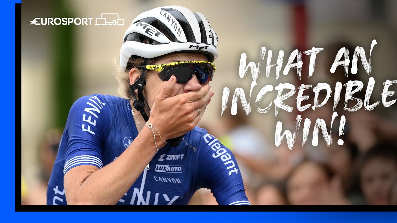 She's Done It! Yara Kastelijn Claims Biggest Career Win At Tour de France Femmes Stage 4 | Eurosport