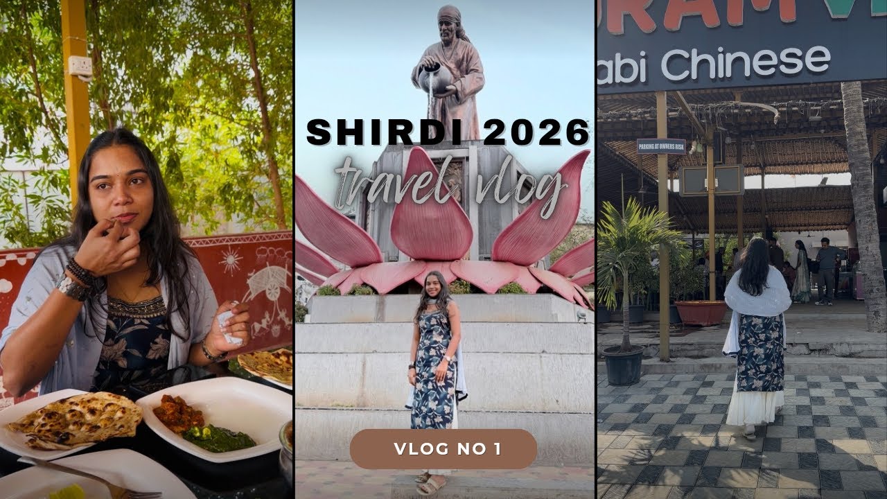 Shirdi Vlog 2026🙏 | New Year New Vlog | Palghar To Shirdi | Vlog No 1
