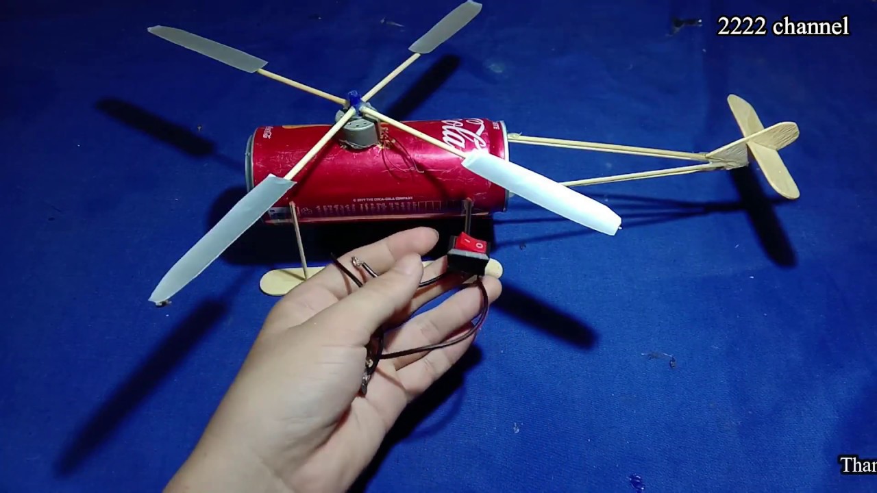 Amazing Coca Cola Helicopter