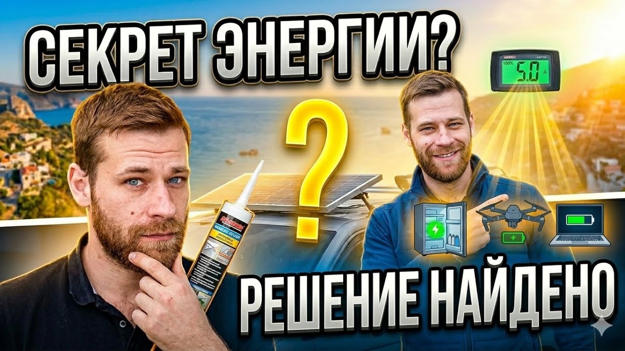А что если поставить солнечные панели на крышу авто?