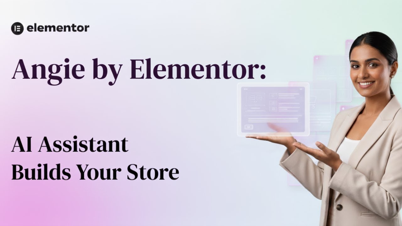 Angie от Elementor: помощник на базе искусственного интеллекта, который создаст ваш магазин за вас
