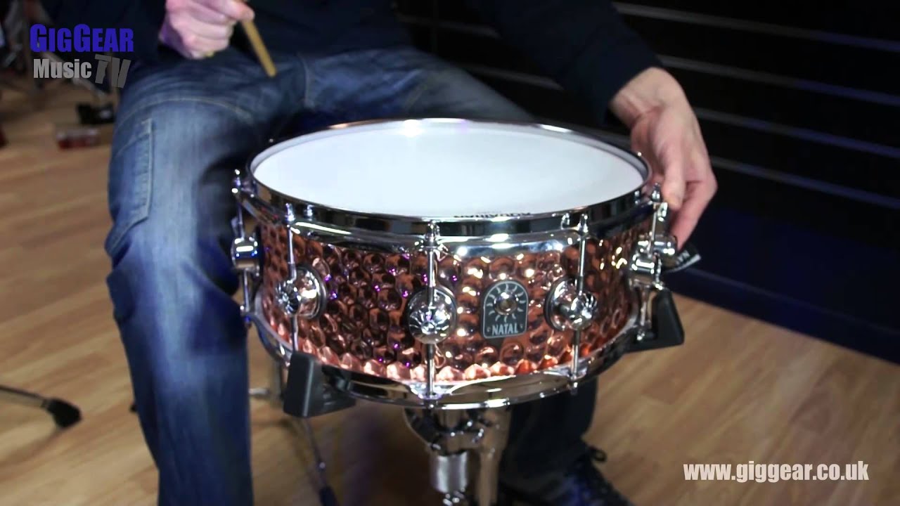 Natal Drums - Hand Hammered Copper Snare Demo