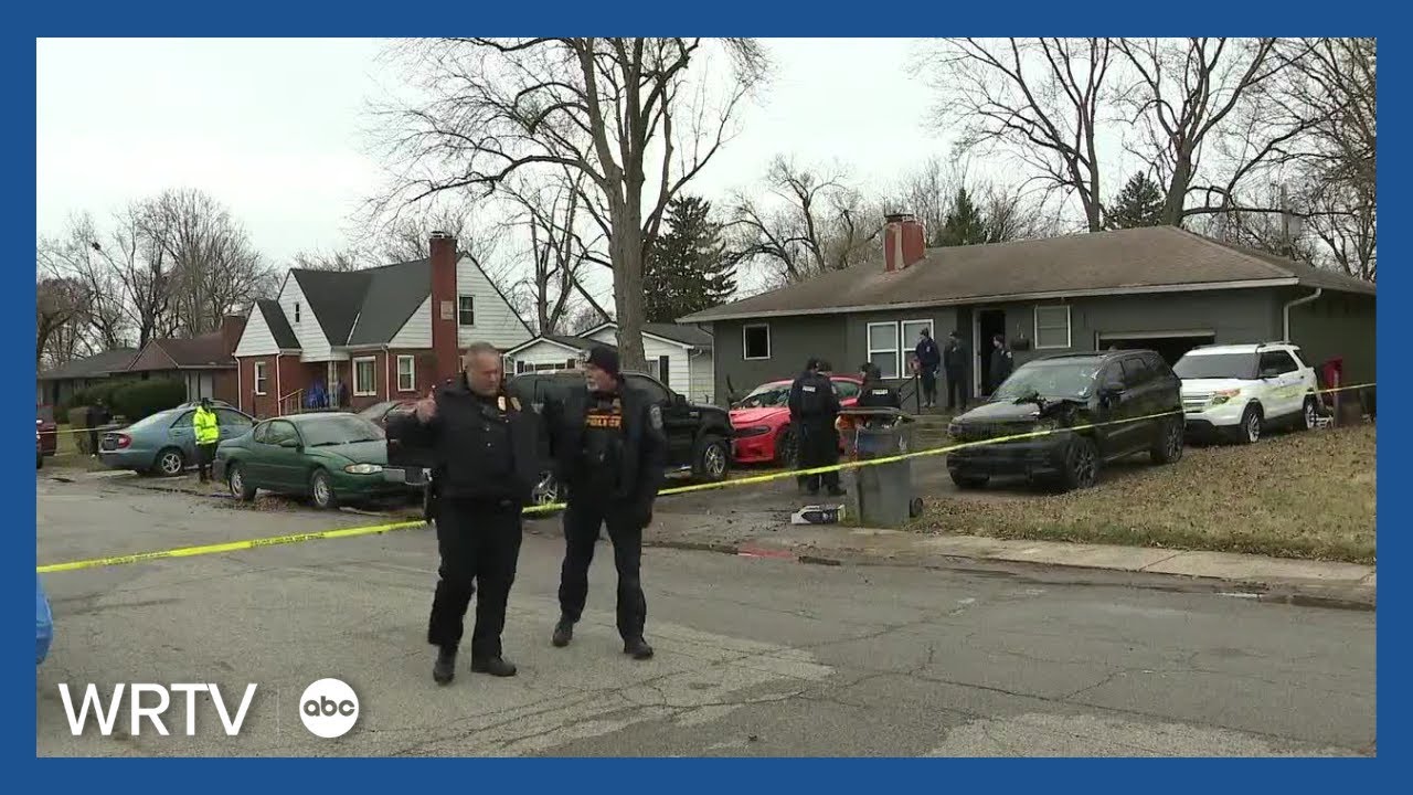 Two found dead in east side shooting after fire call, children found in home