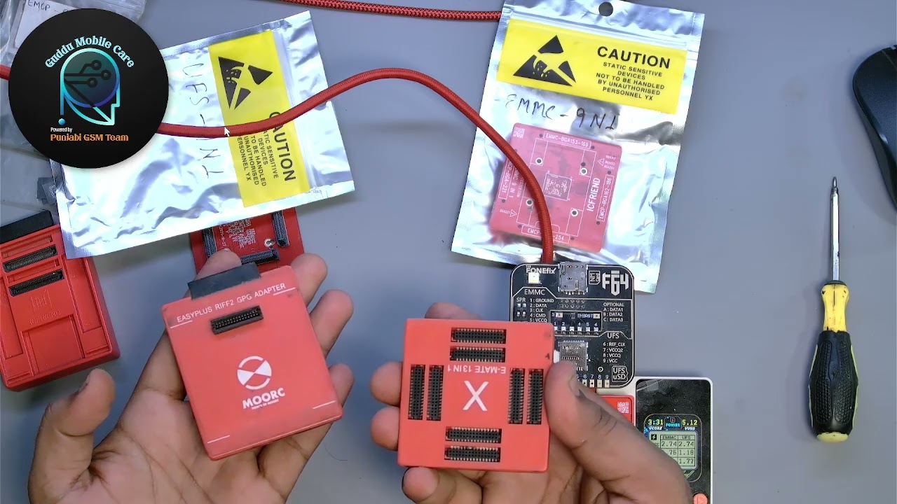 Modify & use your Old ICFriend UFS-EMMC Adapters for Flash64 lite  also work on other Boxes