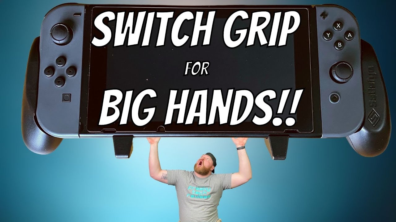 Nintendo Switch Grip for Big Hands! - Satisfye ZenGrip Pro