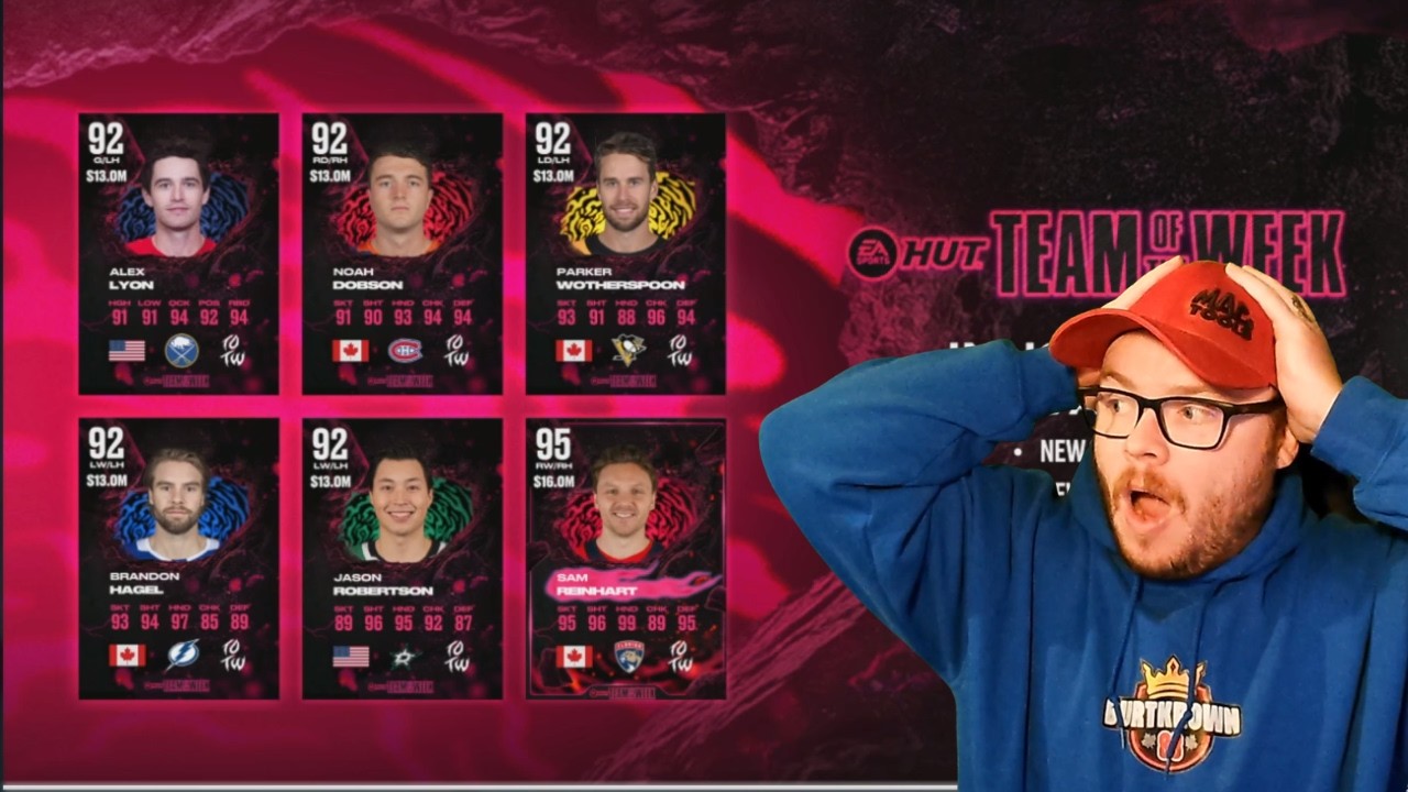Чемпионы HUT и команда недели NHL 26 HUT