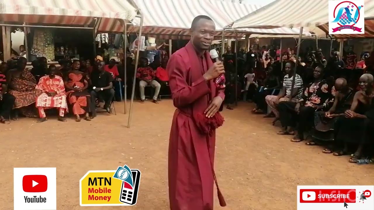 Apostle Sampson koomson  Is On  Fire At  Achiase  Funeral Program