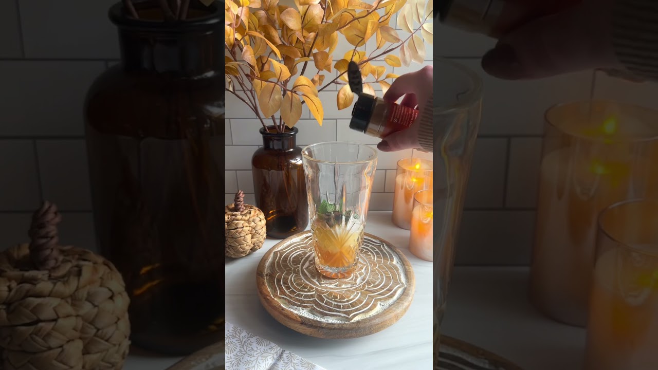 🍎🫚🌿Apple Ginger Fall Fizz Mocktail 🍎🫚🌿