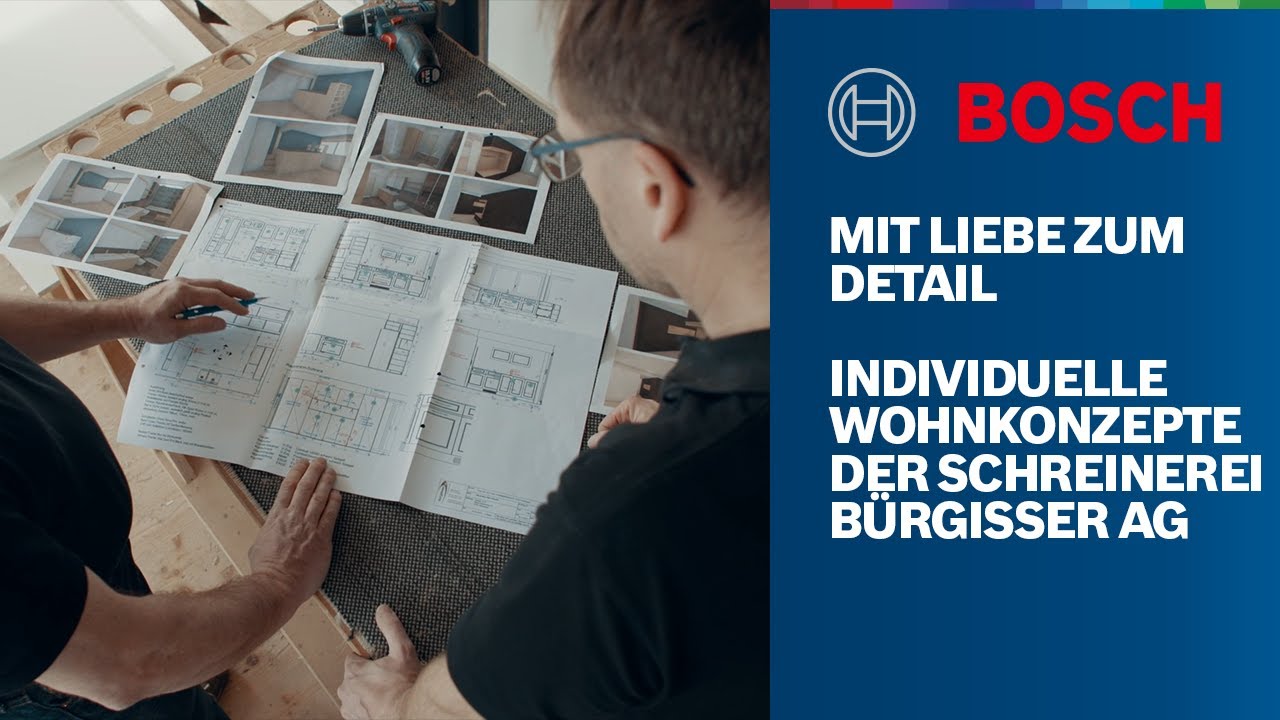 Bosch Professional pr&auml;sentiert: Detailverliebtheit in der Schreinerei B&uuml;rgisser AG