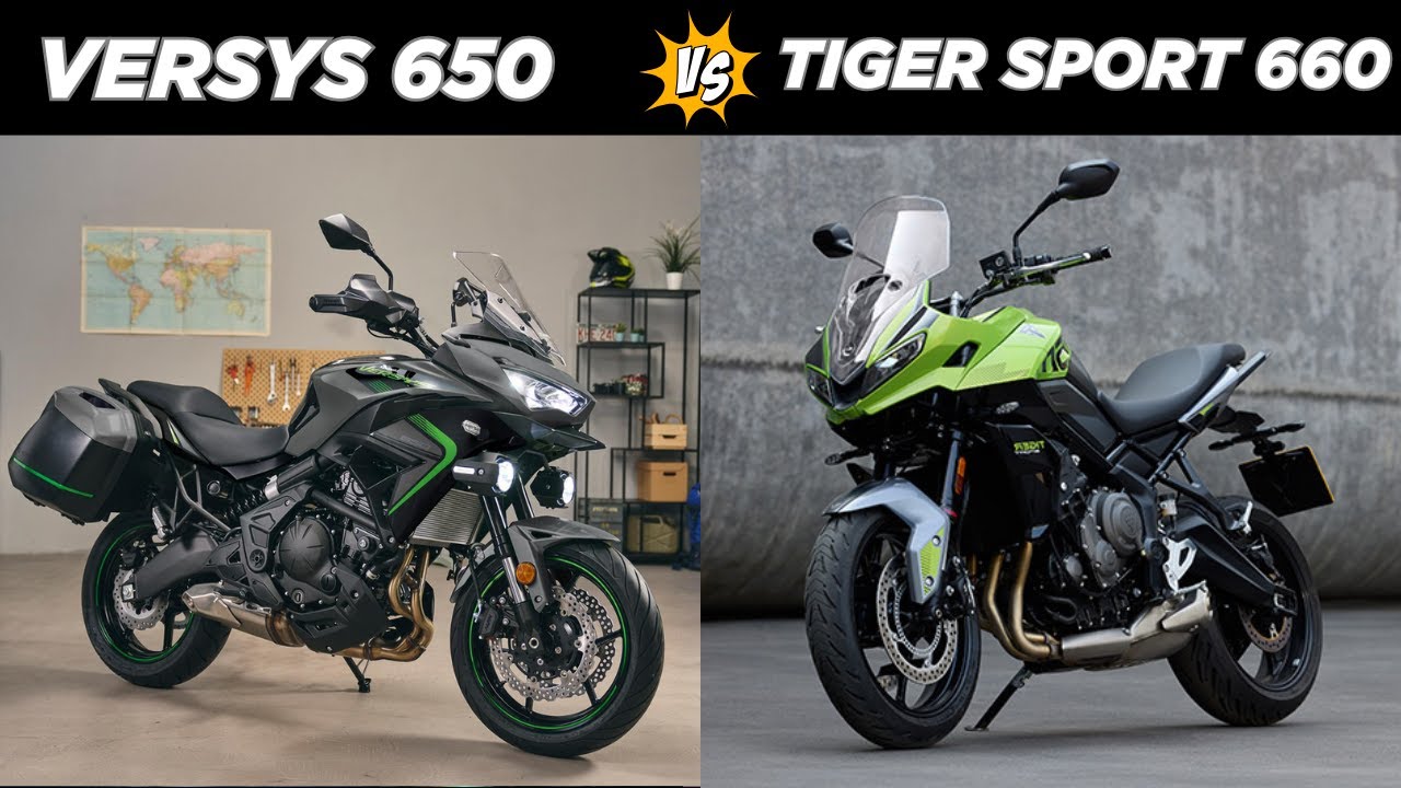 Kawasaki Versys 650 vs Triumph Tiger Sport 660: Ultimate Middleweight Adventure Bike?