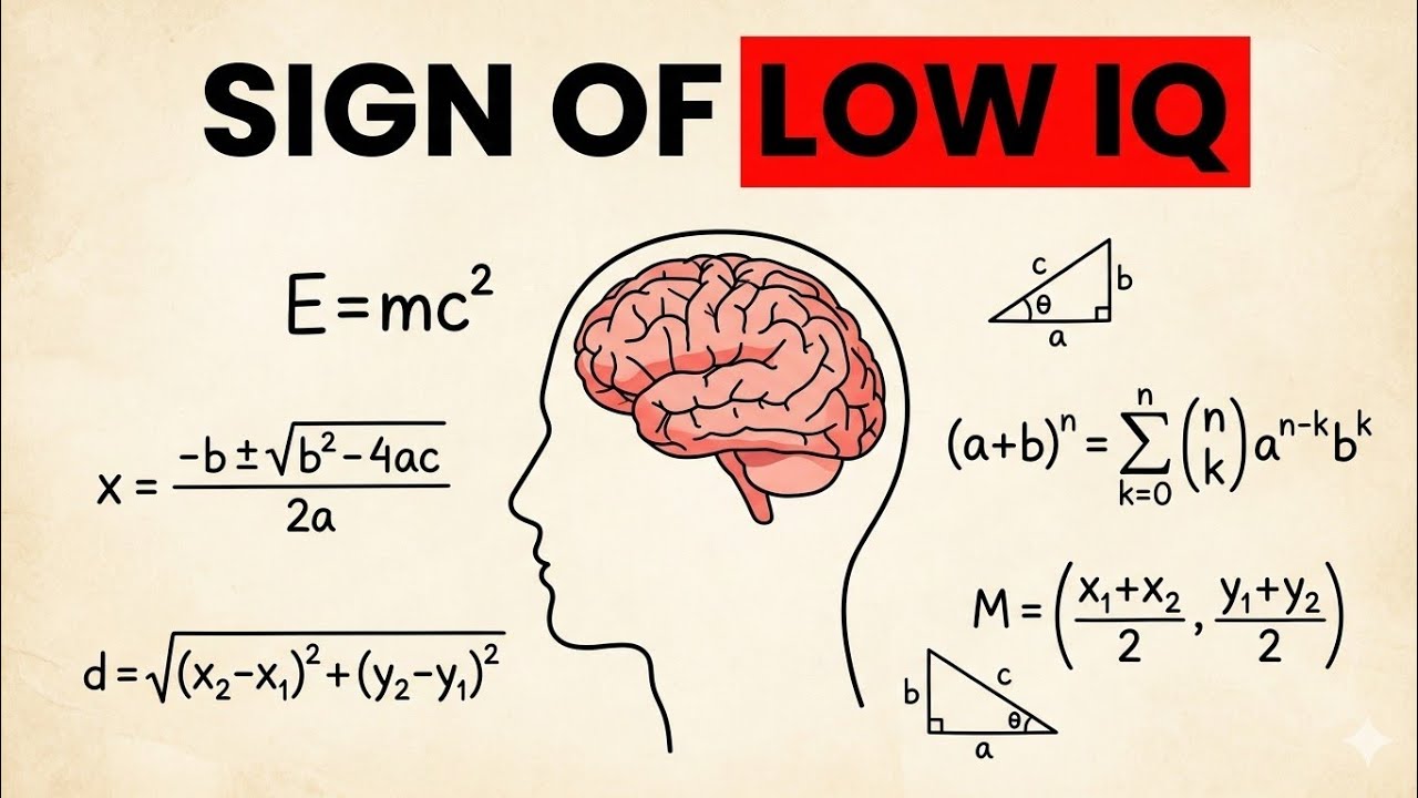 3 Habits of Low IQ People 