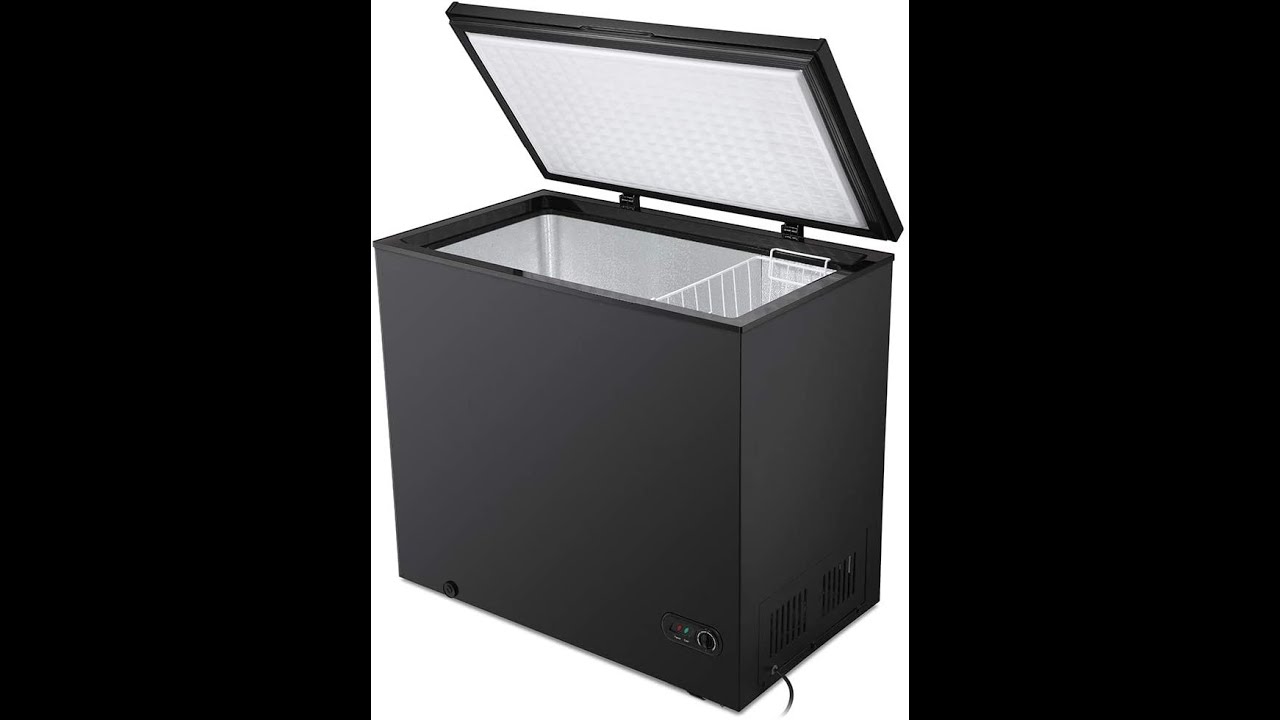 Kismile 7.0 Cubic Feet Chest Freezer with Removable Basket Free Standing Top open Door Compact