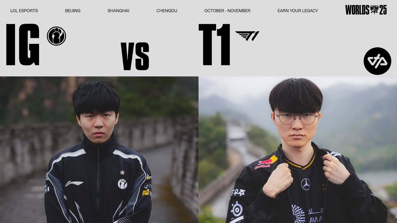 IG vs T1, UN PREMIER MATCH DES WORLDS SOUS TENSION (WORLDS 2025)