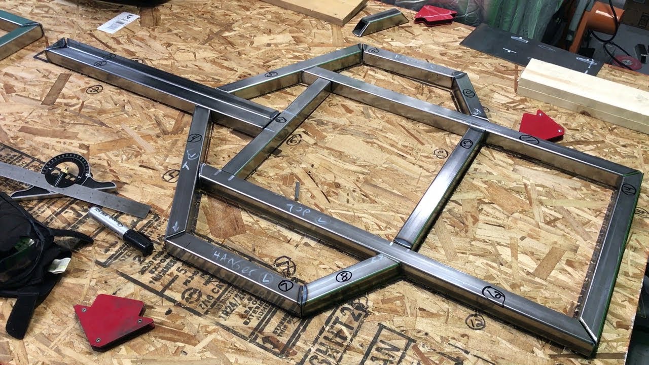Trike Build #5 Frame Cutting / Tacking