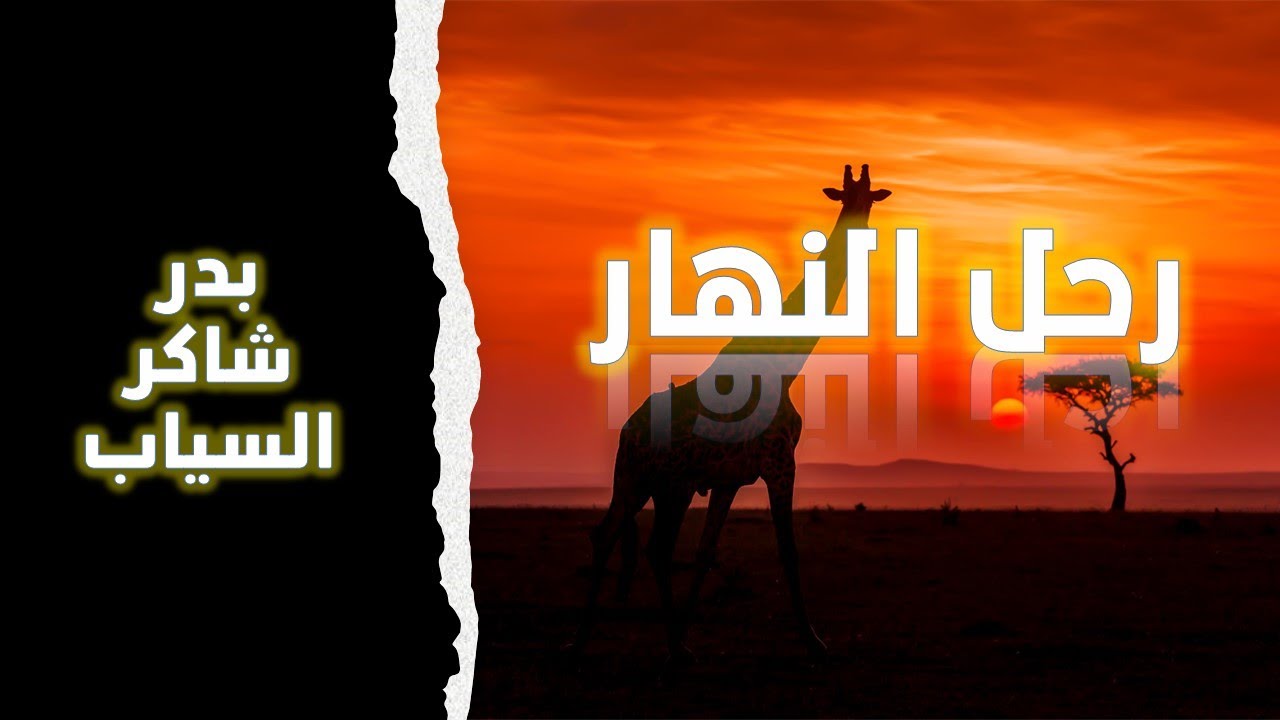 رحل النهار || بدر شاكر السياب #بدر_شاكر_السياب #الشعر_العربي_الحديث #شعر_شعبي_عراقي #الشعر_الحديث