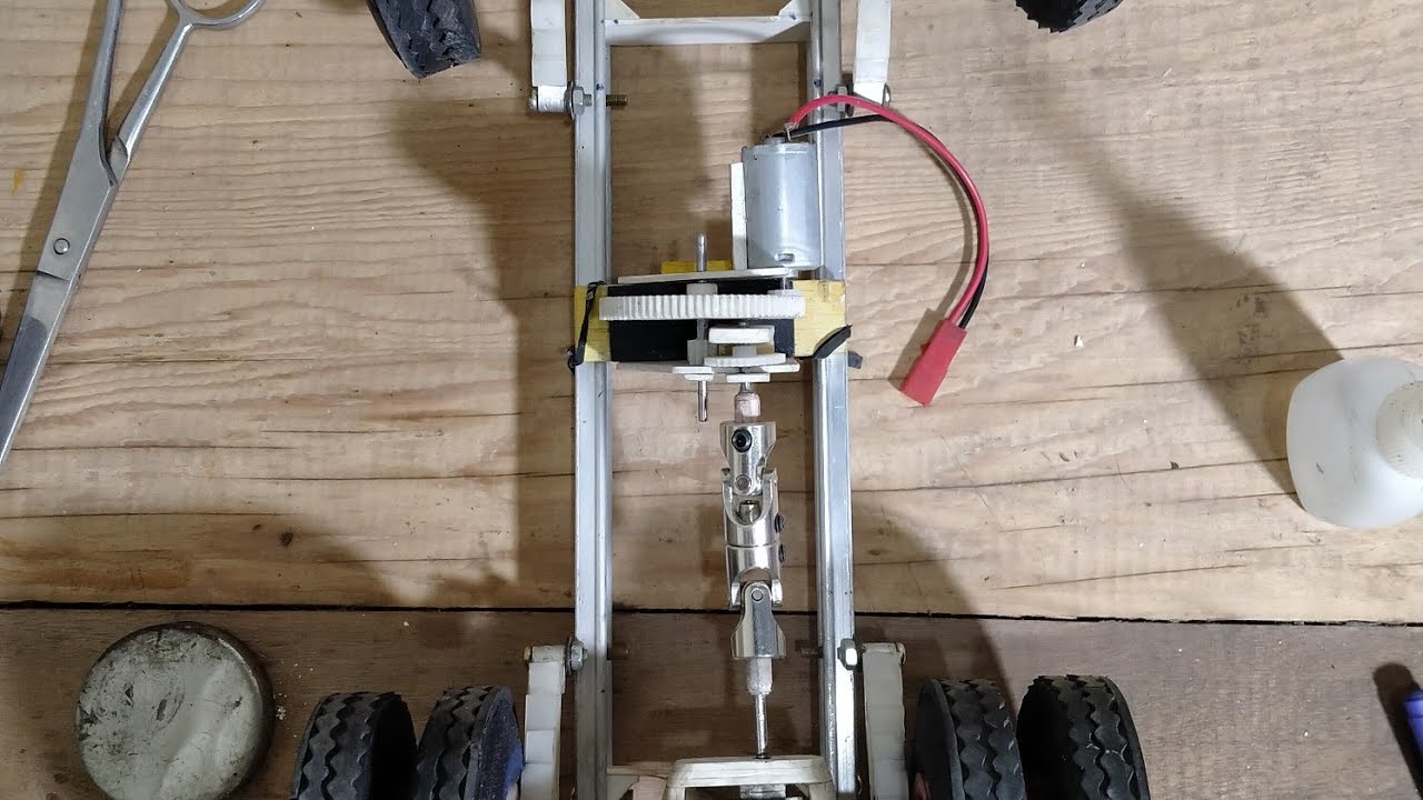 How to make RC truck 30% complete video axle gear front axle rear axle | Technolgy.