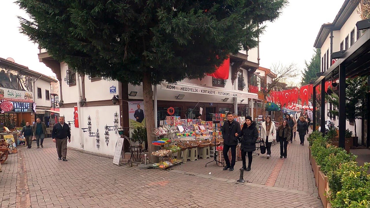 Ankara [4k60fps], Hamam&ouml;n&uuml; ve Hamamarkası Y&uuml;r&uuml;y&uuml;ş Turu - Hamamonu and Hamamarkasi Walking Tour