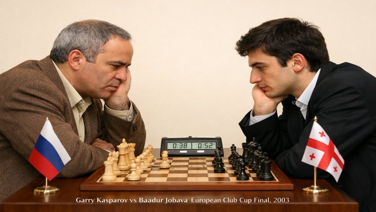 Garry Kasparov vs Baadur Jobava • Cup European Club final, 2003