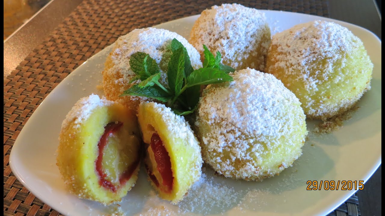 Zwetschkenknödel mit Kartoffelteig