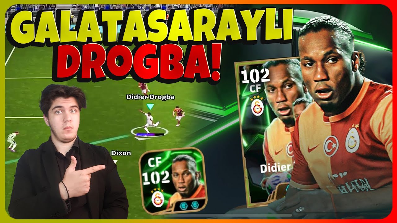 EPIC: GALATASARAYLI DROGBA!💪 KAFASI İNANILMAZ! GOL MAKİNASI! eFootball Mobile 2025