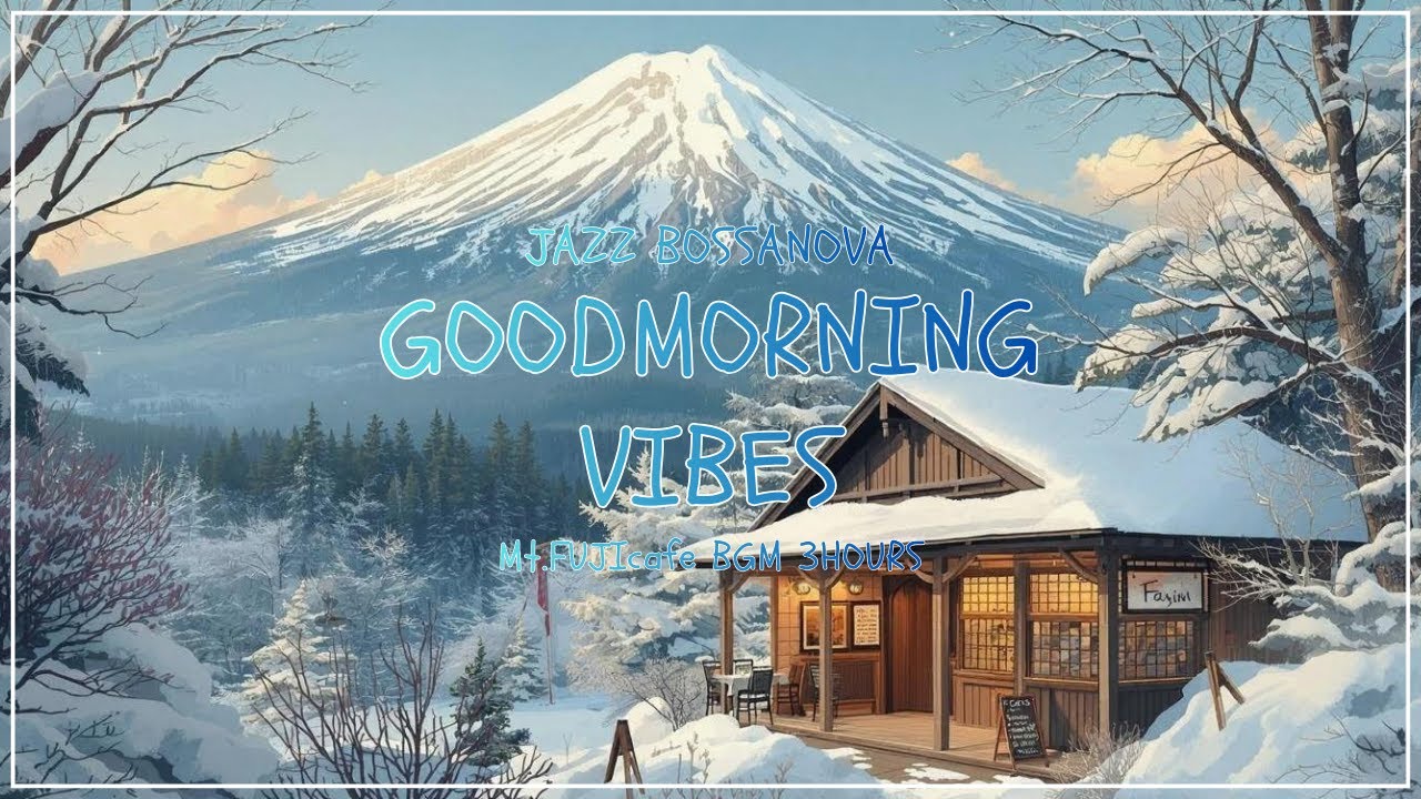 Good Morning Vibes | 富士山カフェBGM | Study, Relax, Focus Jazz【3h】