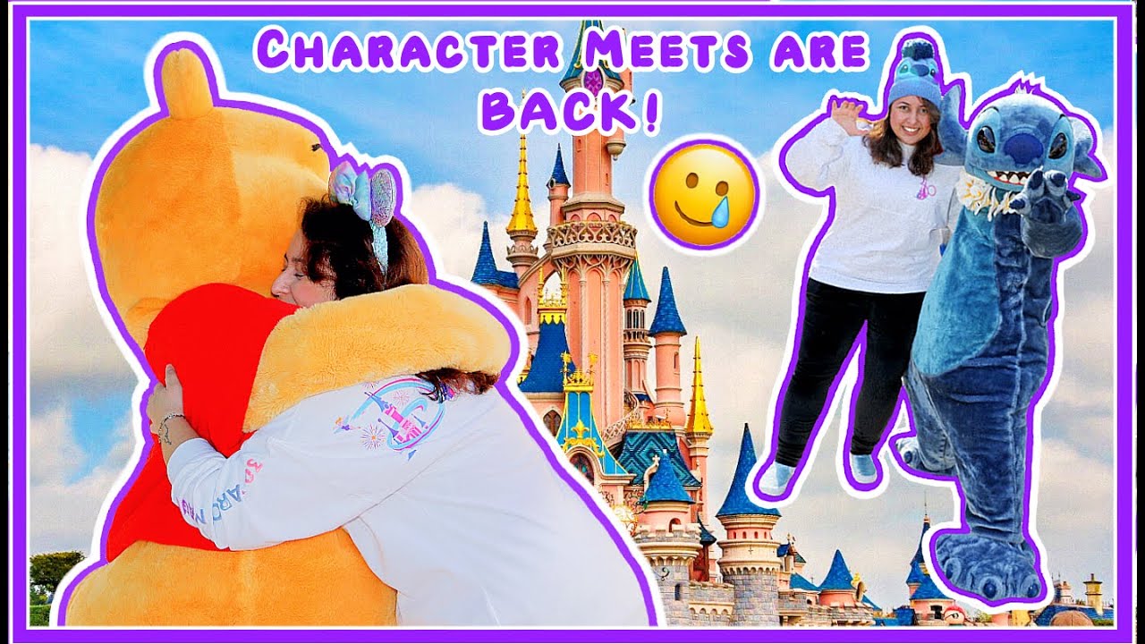 Character Hugs are BACK at DISNEYLAND PARIS! March 2022