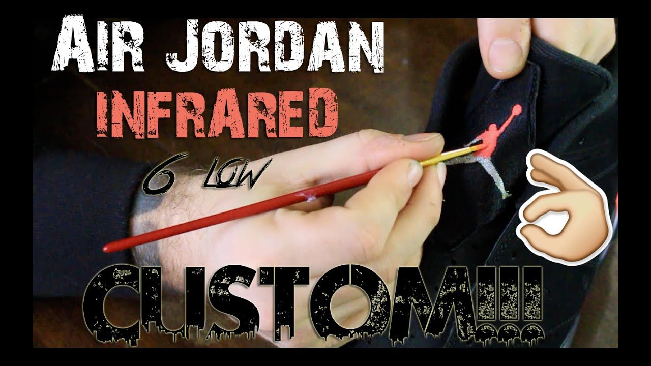 CUSTOM AIR JORDAN INFRARED 6 LOW + WALKTHROUGH! | xChaseMaccini