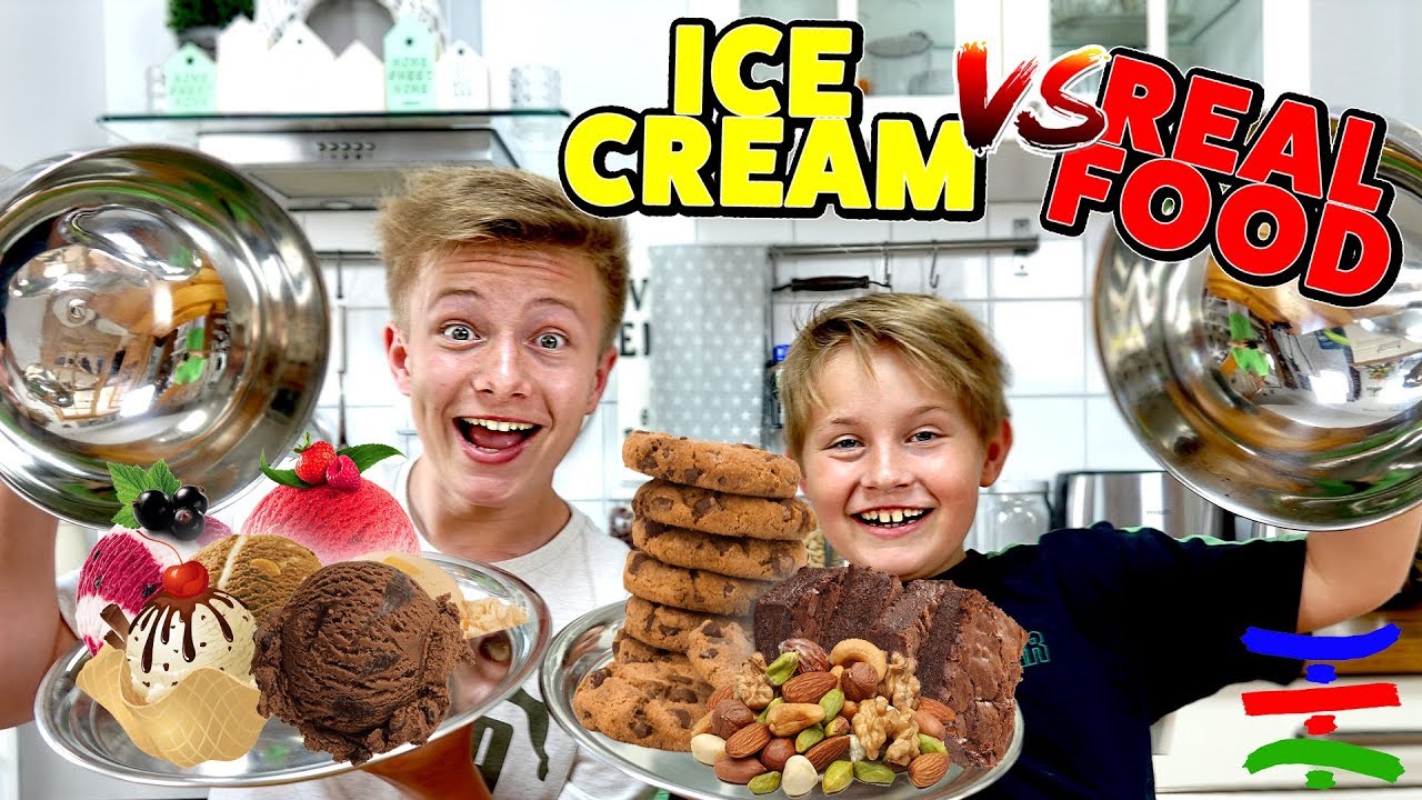 Eis Challenge - Real Food VS Eis 🍦  Ice Cream Challenge mit  @Ash5ive    @Echtso   🍦 TipTapTube