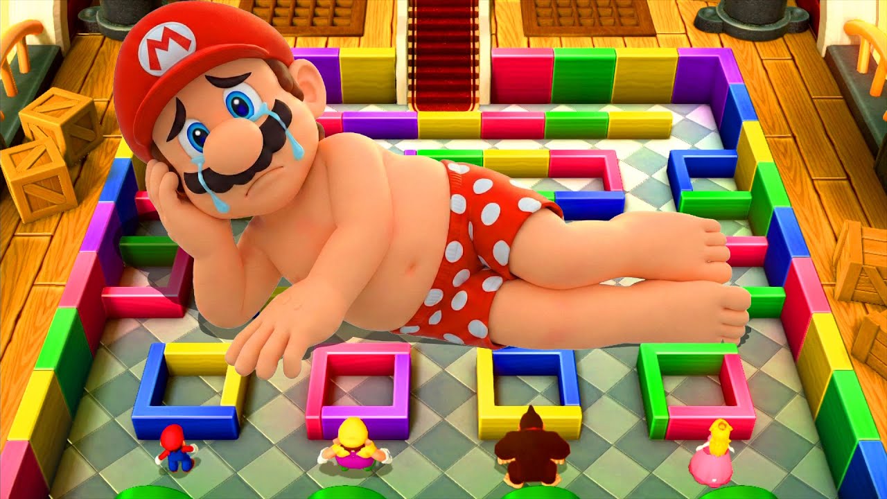【マリオパーティ10】 重量級が大暴走！？マリオ・ピーチ・ワリオ・DKのハチャメチャ大乱闘 (たつじん)