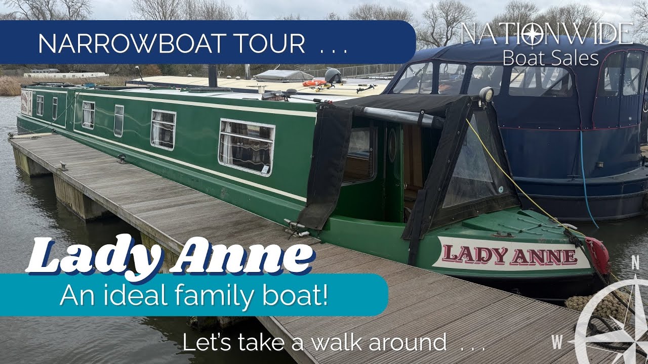 👀 Продается узкая лодка - Lady Anne / 66-футовая полутрадиционная 👀