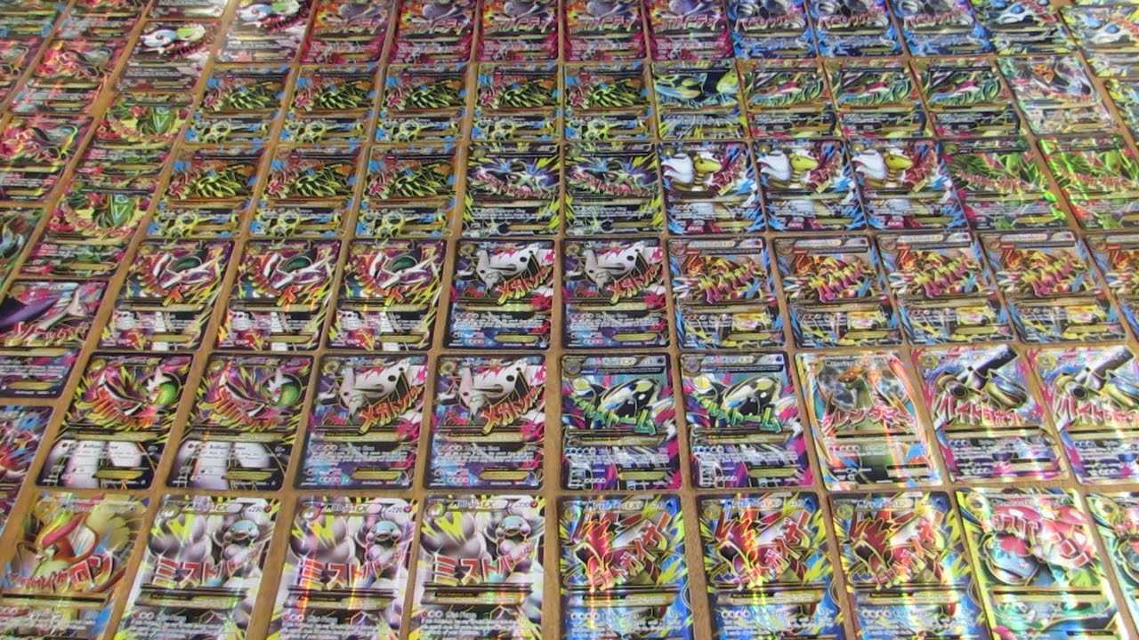 Моя полная коллекция арт-карточек Pokemon Mega EX