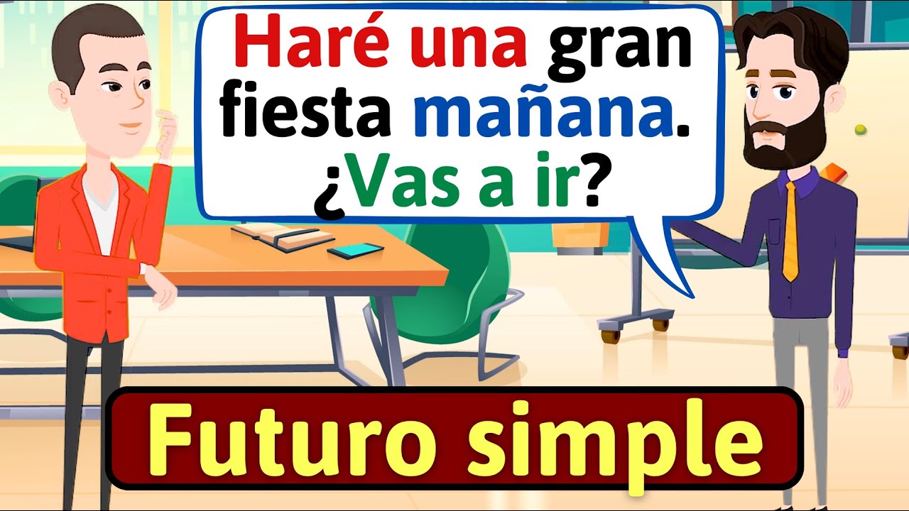 APRENDE ESPAÑOL: Futuro simple en español | Conversaciones para aprender español - LEARN SPANISH