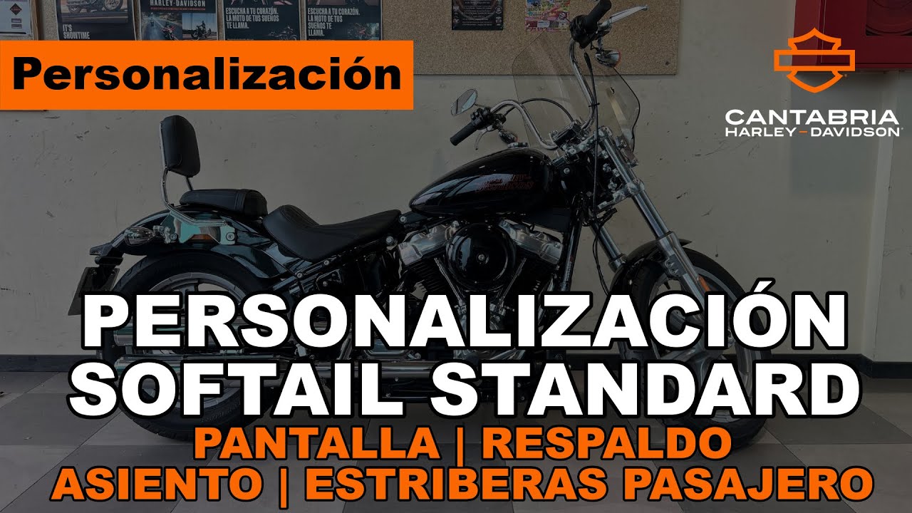 FXST Softail Standard 2023 Personalizada | Accesorios Funcionales Desmontables | Harley Davidson