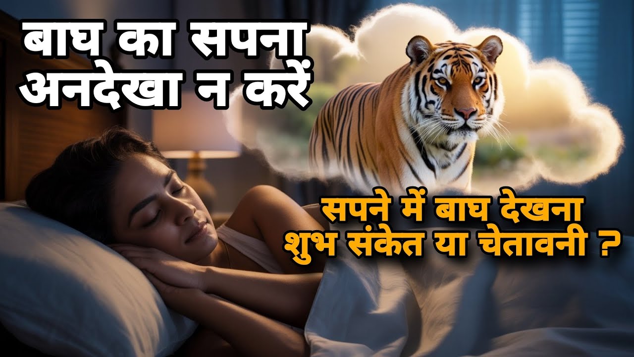 सपने में बाघ देखना क्या संकेत देता है ? शुभ संकेत या बड़ी चेतावनी | सपने में बाघ देखने का रहस्य |