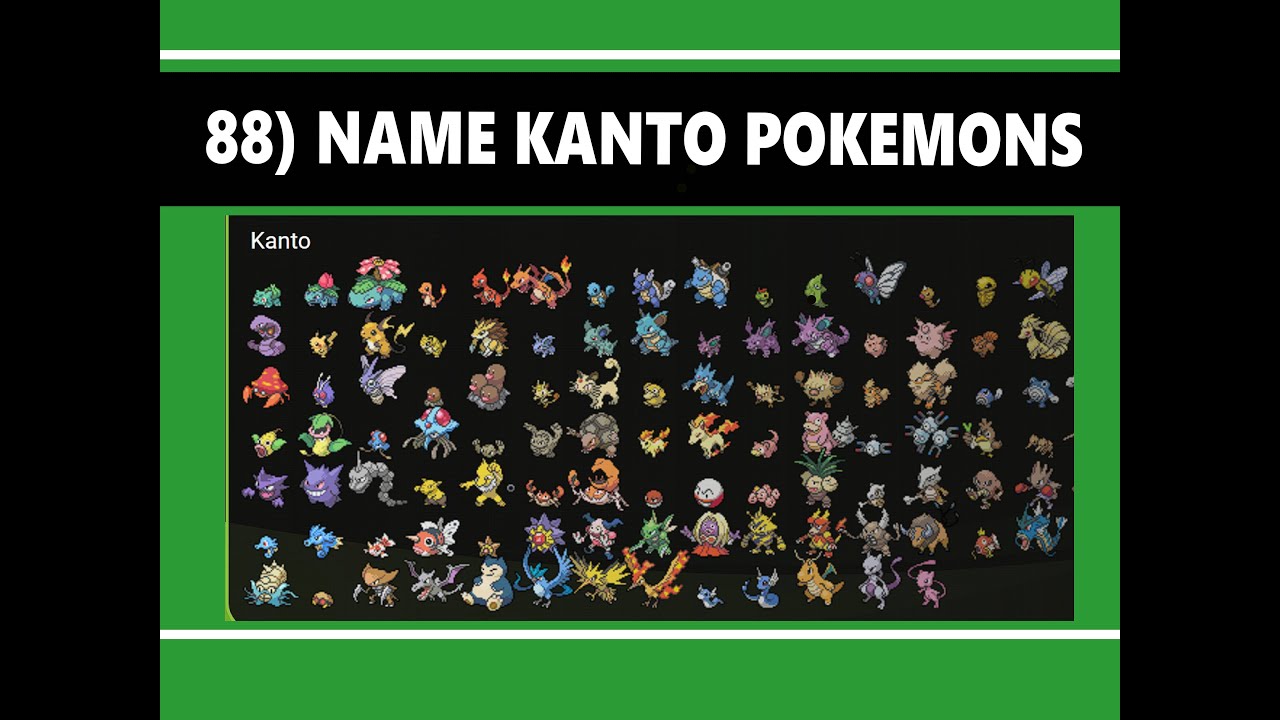 (Day 88) Naming all 151 Kanto Pokemon... beat my score...