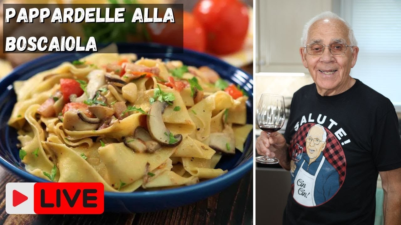 Pappardelle alla Boscaiola by Pasquale Sciarappa