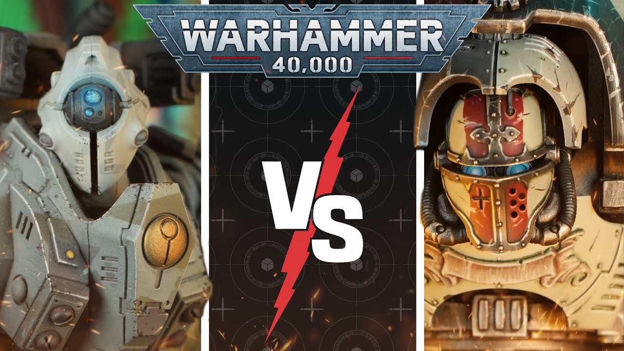 *NEW CODEX!* Imperial Knights vs T'au Empire | Warhammer 40k Battle Report
