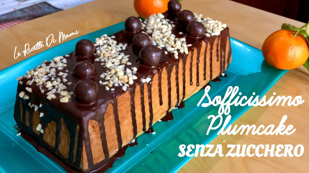 PLUMCAKE INTEGRALE AL MASCARPONE E CLEMENTINE Senza Zucchero, Glassato al Cioccolato Extra Fondente