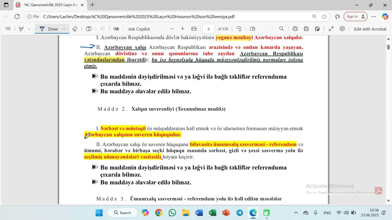 Konstitusiya ilk 40 maddənin izahı müəllim Laçın Həsənov
