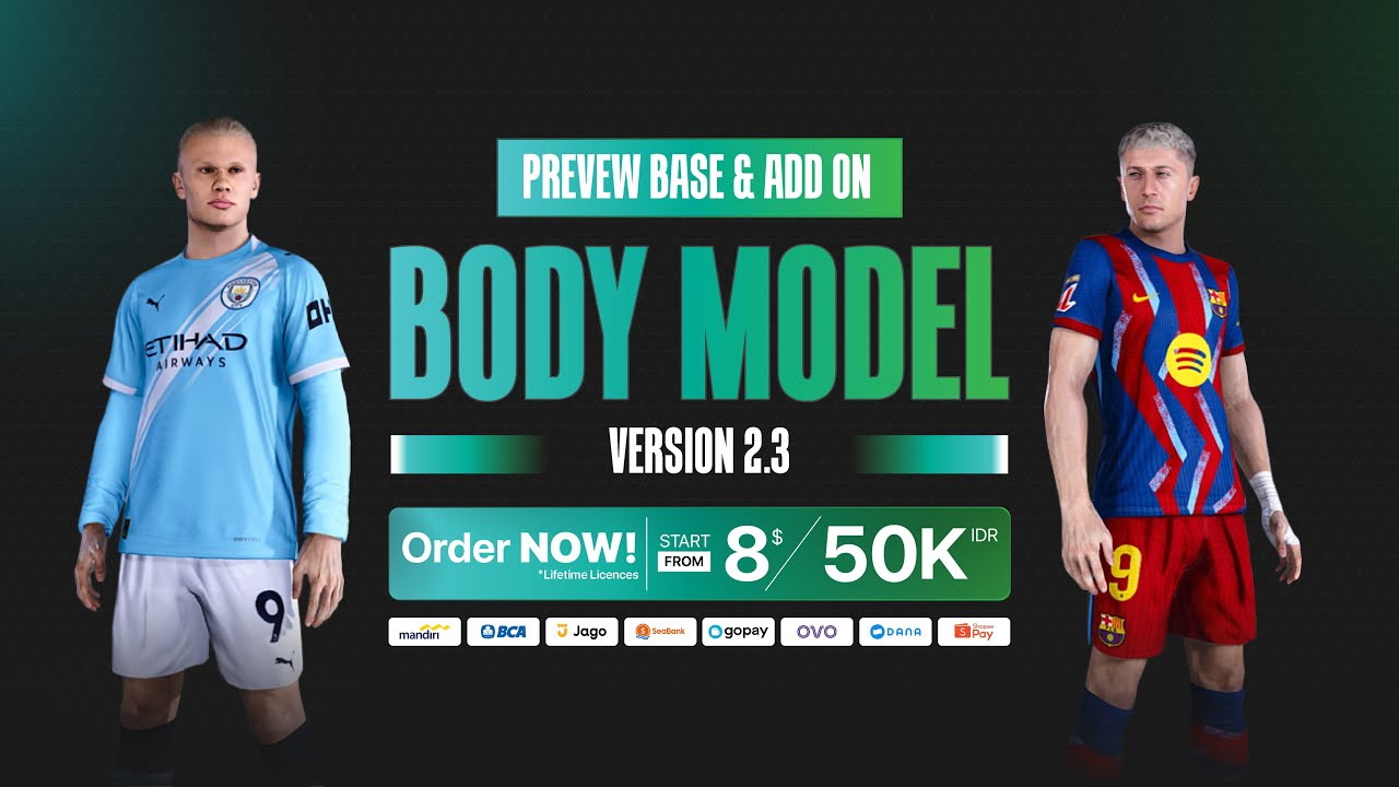 PREVIEW UPDATE V2.3 — BODY MODEL BASE & ADD-ON by PRDX