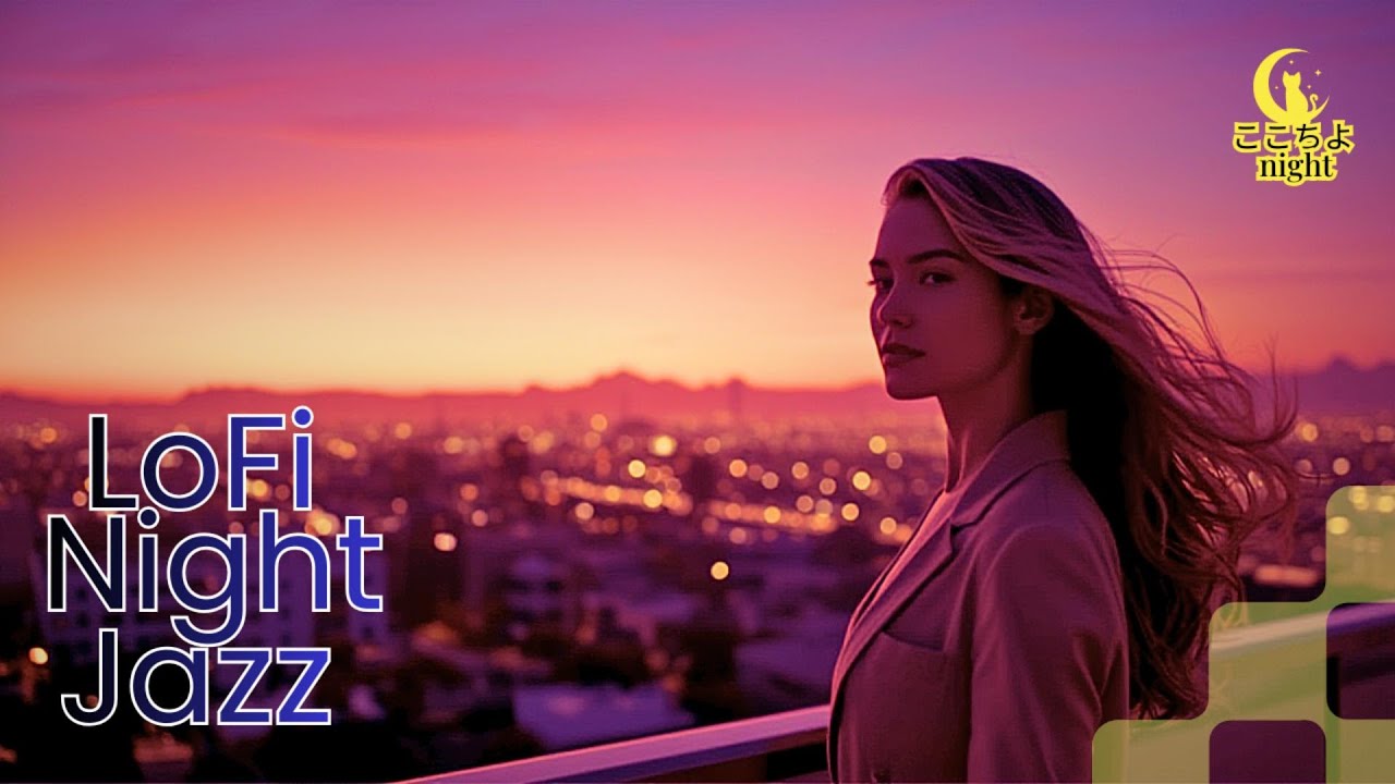 🌴【西海岸Lo-Fi Night Jazz】LAサンセットと都会の余裕｜長時間チル作業用BGM