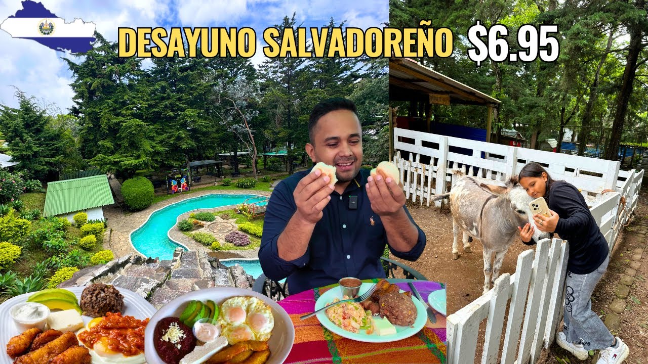 DELICIOSO DESAYUNO EN LAS MONTA&Ntilde;AS DE AHUACHAPAN mini zool&oacute;gico y refugio de aves