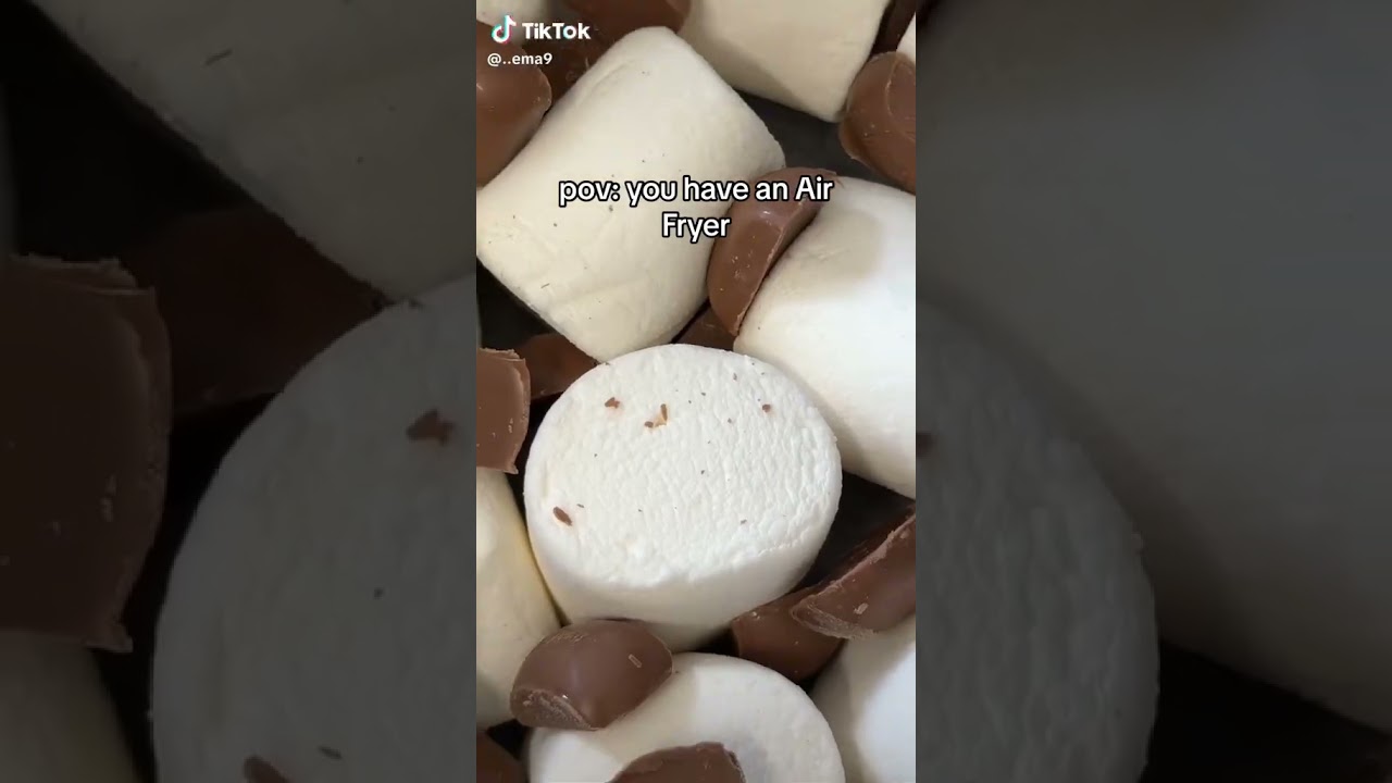 A marshmallow chocolate recipe w/ air fryer#marshmallow #recipes