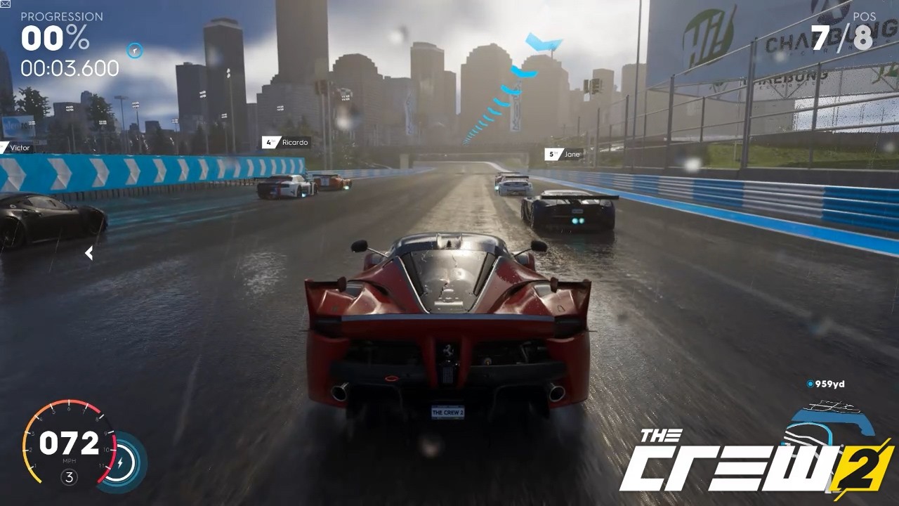 Racing in the Rain Today (Touring Car: Jersey Race Track) | The Crew 2 on PC