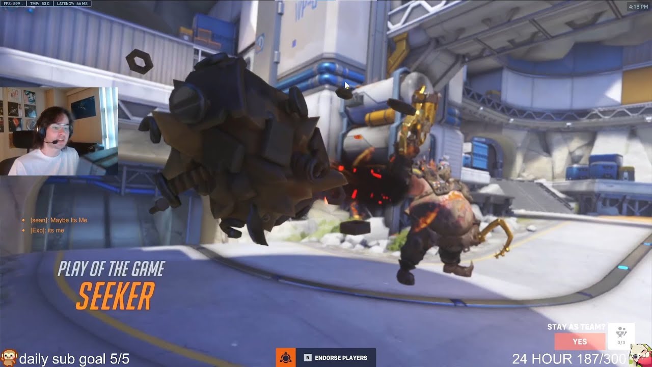 POTG! 17600 DMG + 8K HEALS! SEEKER PRO ROADHOG GAMEPLAY OVERWATCH 2 SEASON 7 TOP 500