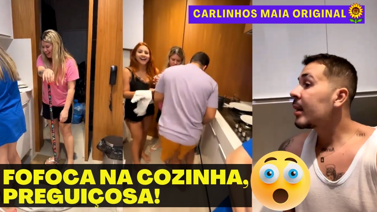 DOIS PREGUIÇOSOS | FIZERAM UMA FAXINA, CARLINHOS MAIA MANDOU ACORDAR 😂😂 | CARLINHOS MAIA 🌻