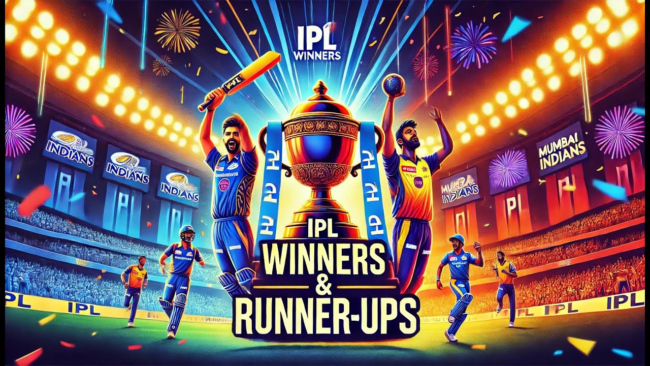 Every IPL Winner & Runner-Up in History! 🏆🔥