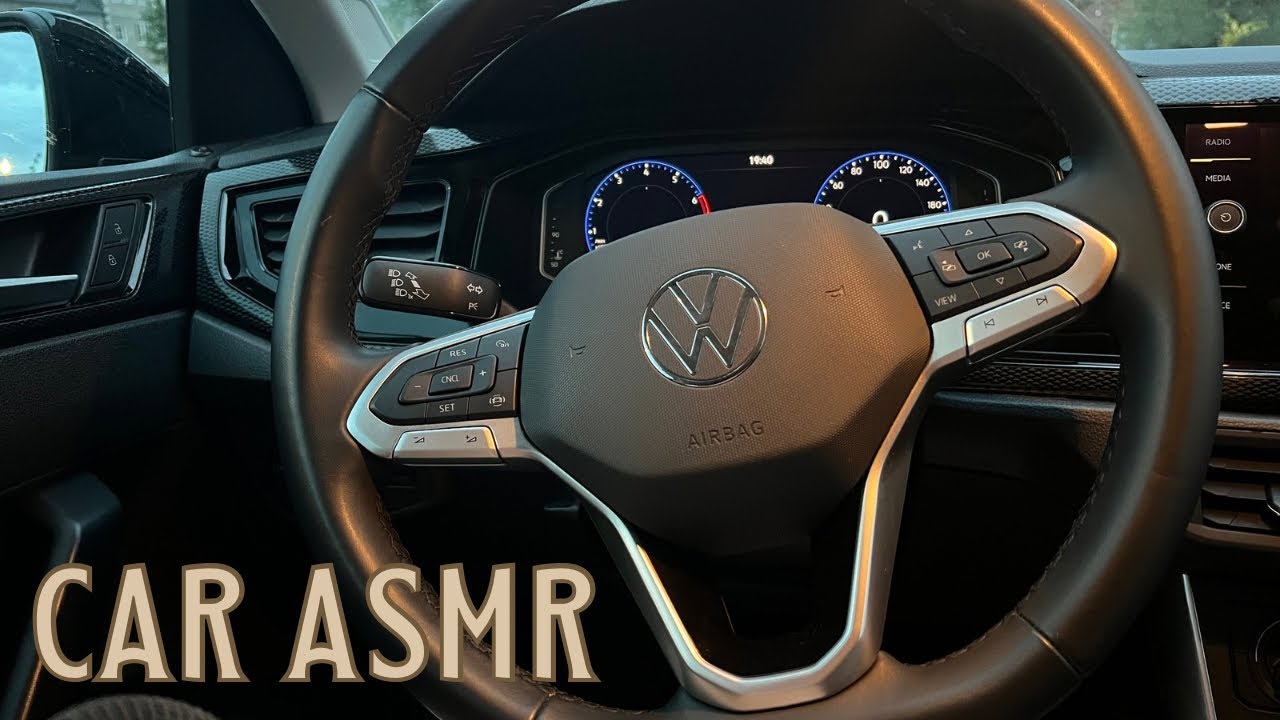Car ASMR - Driving around in a new Volkswagen