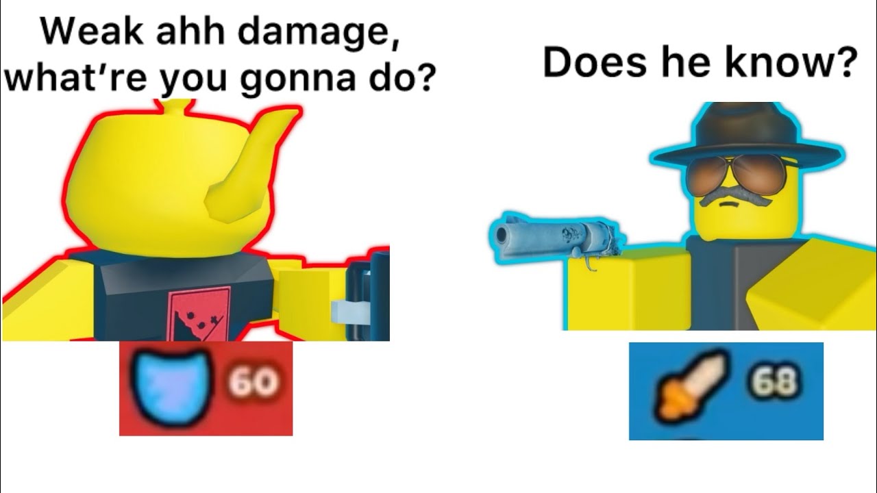 Sheriff, has a nice mustache - Roblox The Battle Bricks